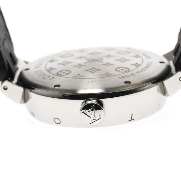 LOUIS VUITTON Tambour QA072Z Monogram Brown Dial Quartz Men's Watch_888586 - Picture 2 of 7
